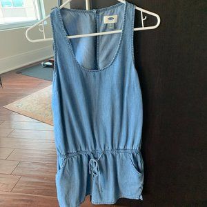 Denim Romper
